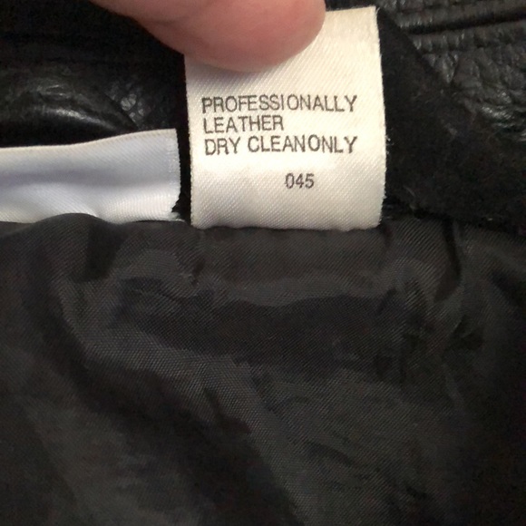 NEWPORT NEWS•Leather Moto Jacket - Picture 3 of 8